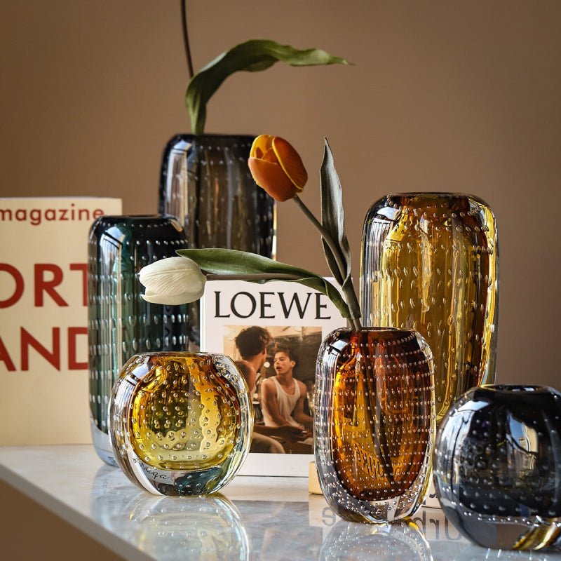 Elegant Glasvas Tidlös Konst & Hantverk | Veska