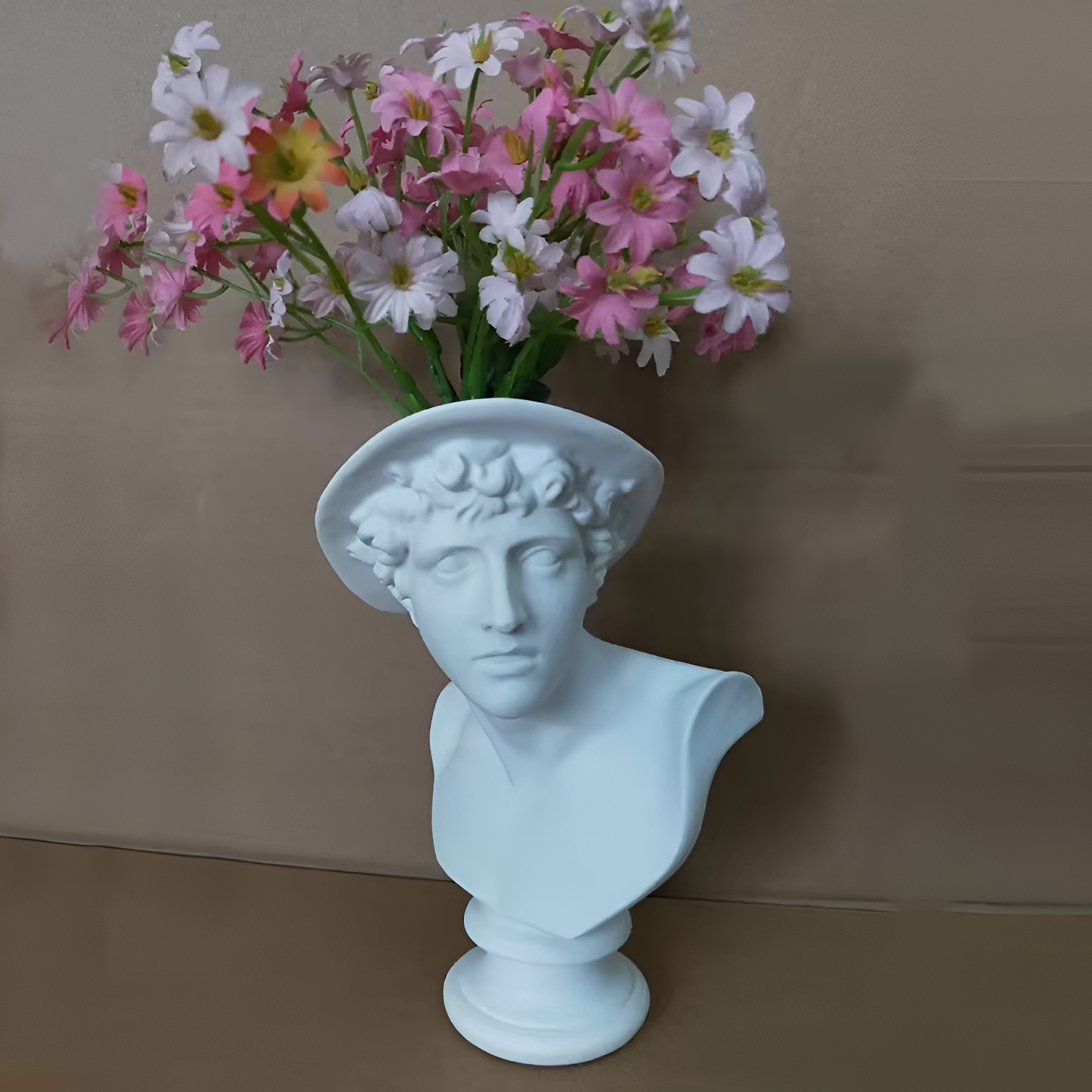 Elegant grekiska gudar vas konstnärlig dekoration för stilfullt boende | Veska 17 cm