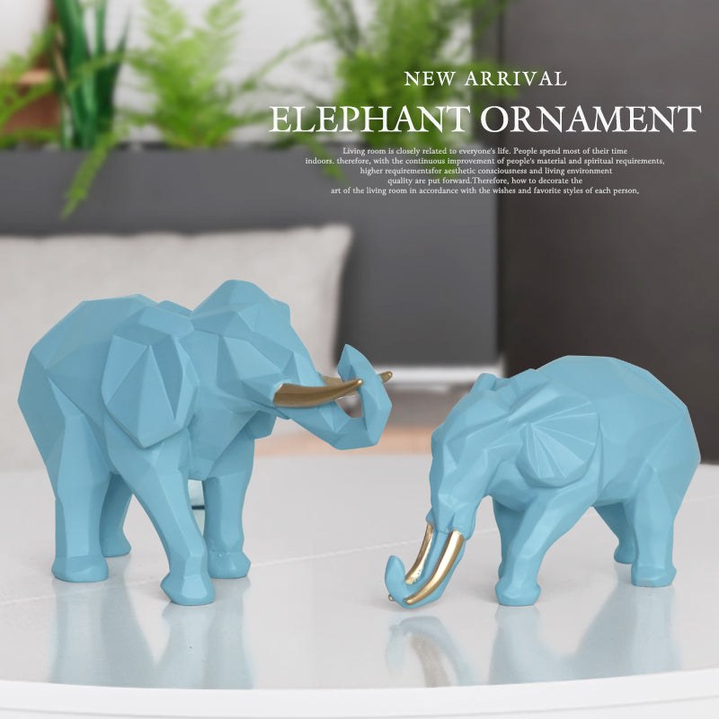Elegant Harpiks Modern Elefant Staty | Veska