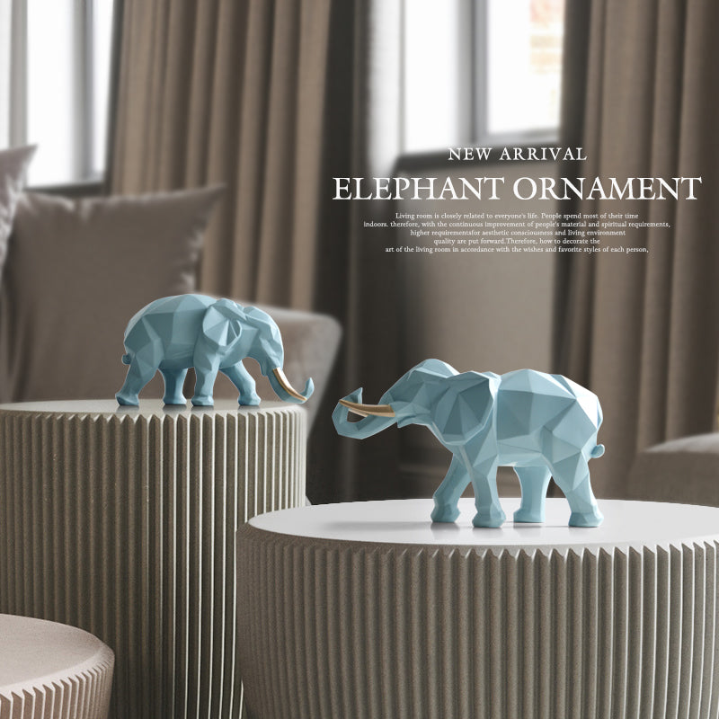 Elegant Harpiks Modern Elefant Staty | Veska