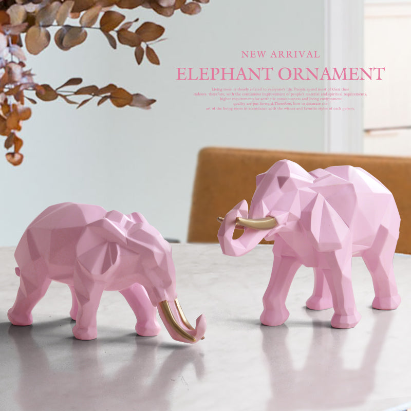 Elegant Harpiks Modern Elefant Staty | Veska