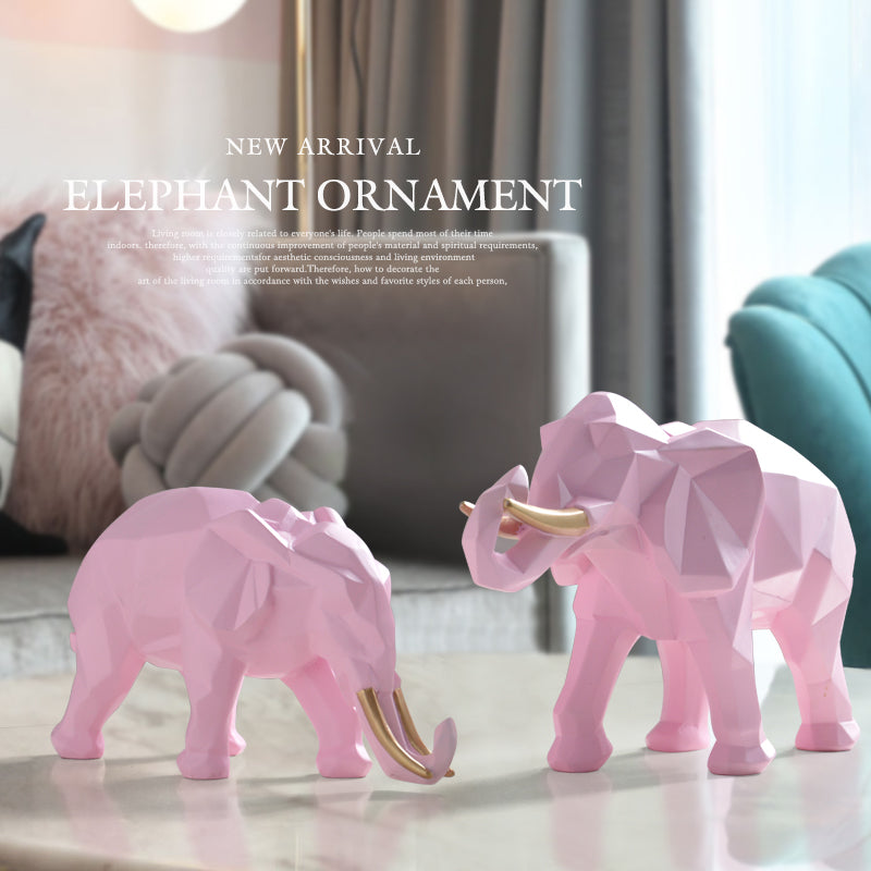 Elegant Harpiks Modern Elefant Staty | Veska