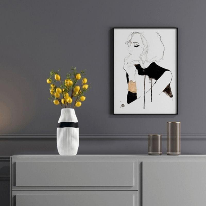 Elegant keramikvas för moderna accenter | Veska