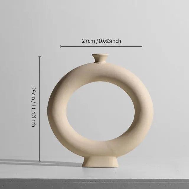 Elegant keramikvas i minimalistisk design | Veska Ingrid 10