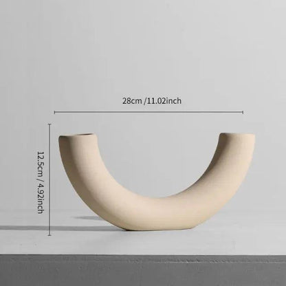 Elegant keramikvas i minimalistisk design | Veska Ingrid 11