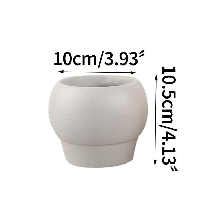 Elegant keramisk vas för tidlös design | Veska Grå