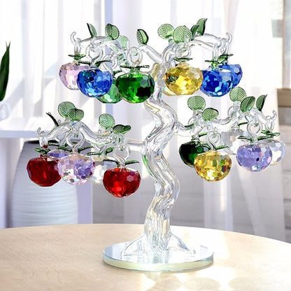 Elegant kristalläppleträd heminredning | Veska