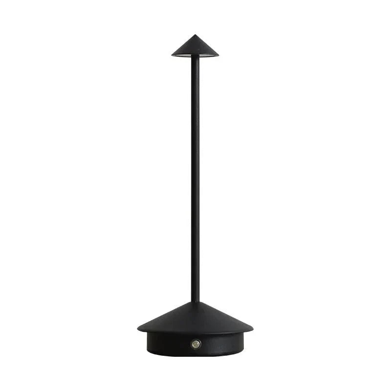 Elegant laddningsbar metallbords-lampa | Veska