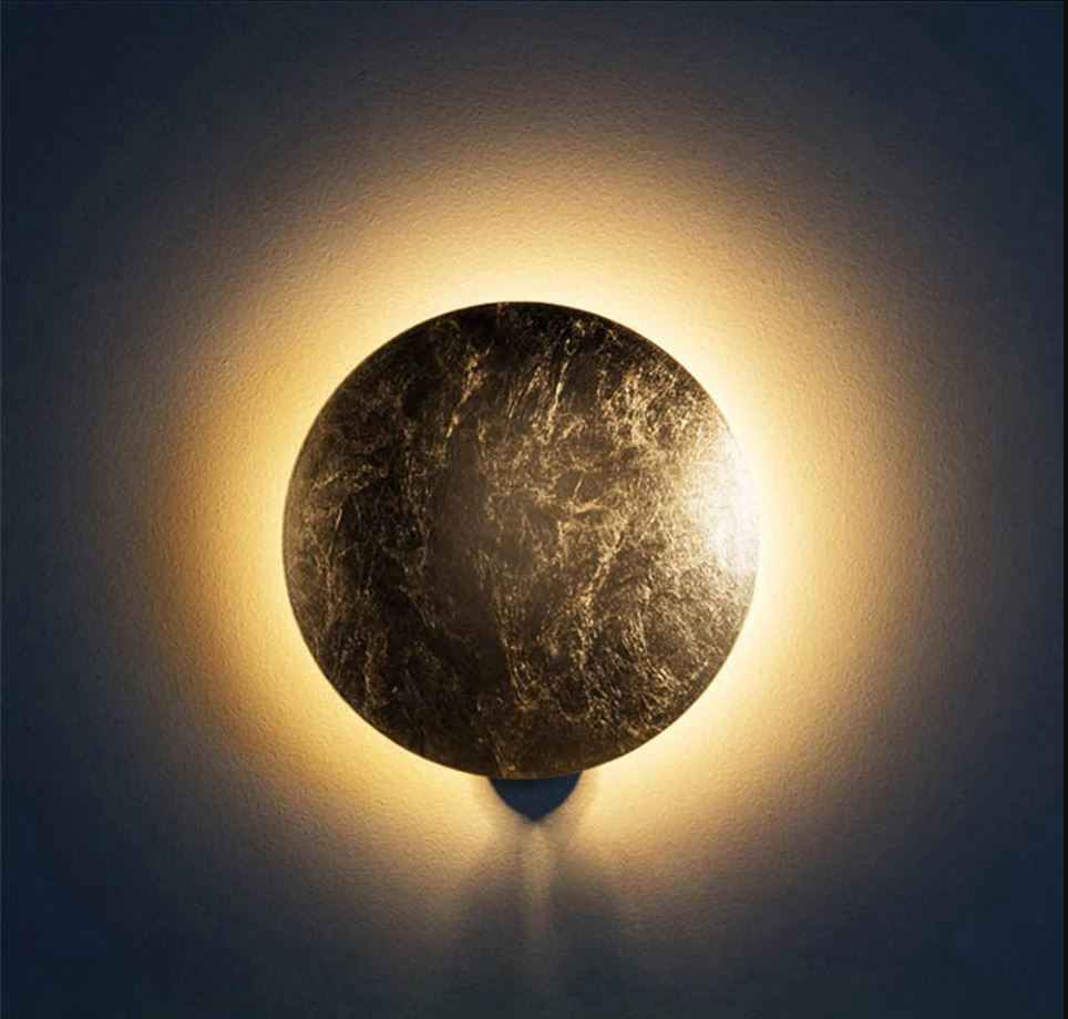 Elegant Lunar Eclipse Vägglampa | Veska