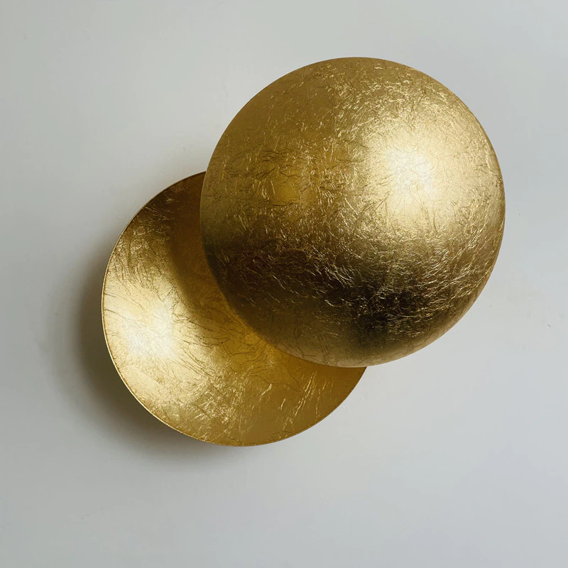 Elegant Lunar Eclipse Vägglampa | Veska Guld