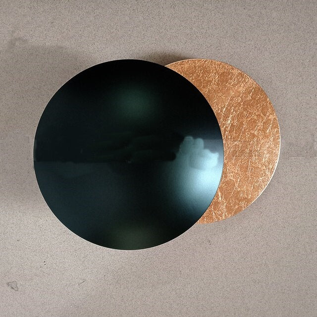 Elegant Lunar Eclipse Vägglampa | Veska Svart Röd koppar