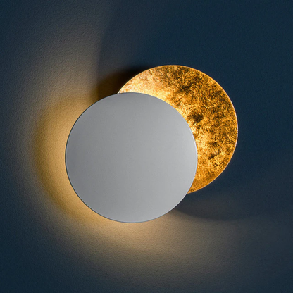 Elegant Lunar Eclipse Vägglampa | Veska Vit
