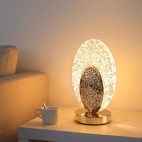 Elegant lyx bordslampa för interiör Veska
