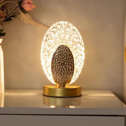 Elegant lyx bordslampa för interiör Veska