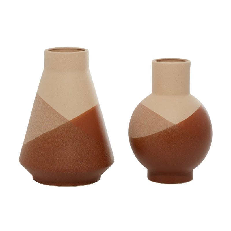 Elegant orange keramikvaser | Veska
