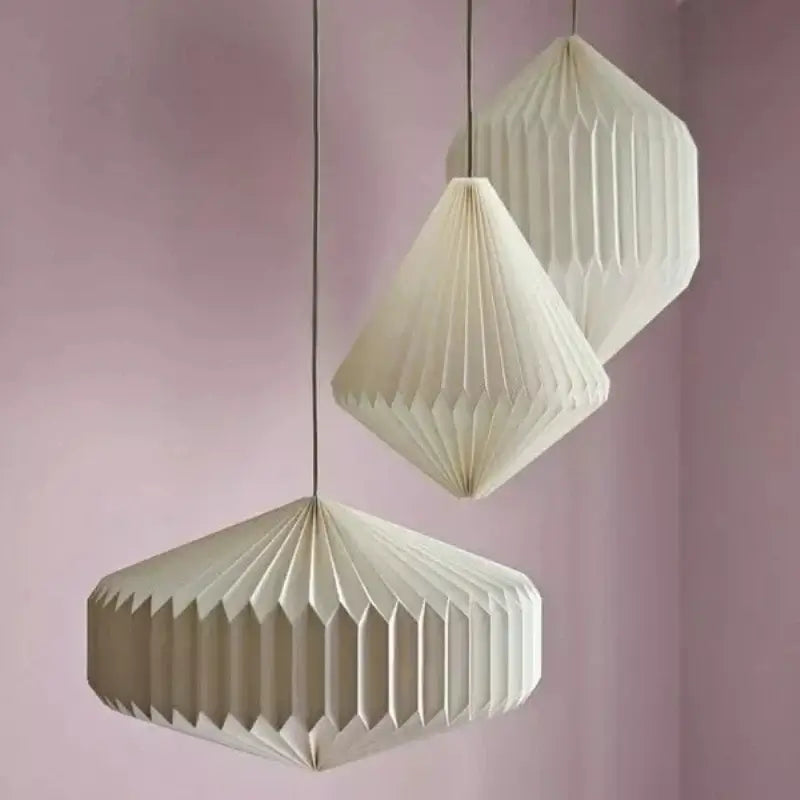 Elegant origami-inspirerad papperslykta | Veska