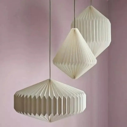 Elegant origami-inspirerad papperslykta | Veska