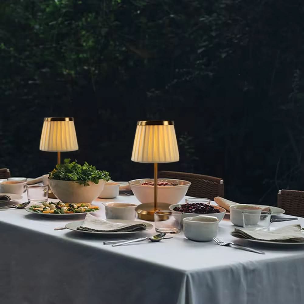 Elegant uppladdningsbar LED-bordslampa med touch-kontroll | Veska