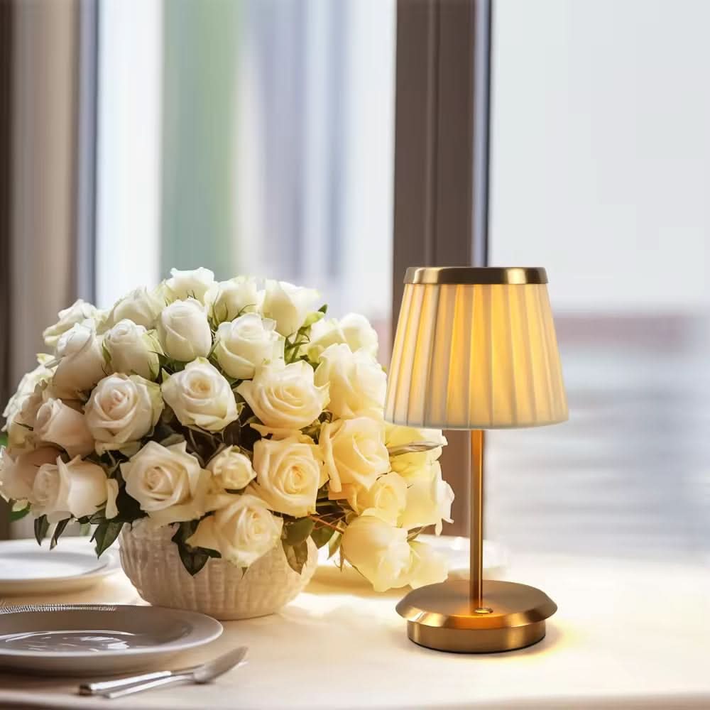 Elegant uppladdningsbar LED-bordslampa med touch-kontroll | Veska