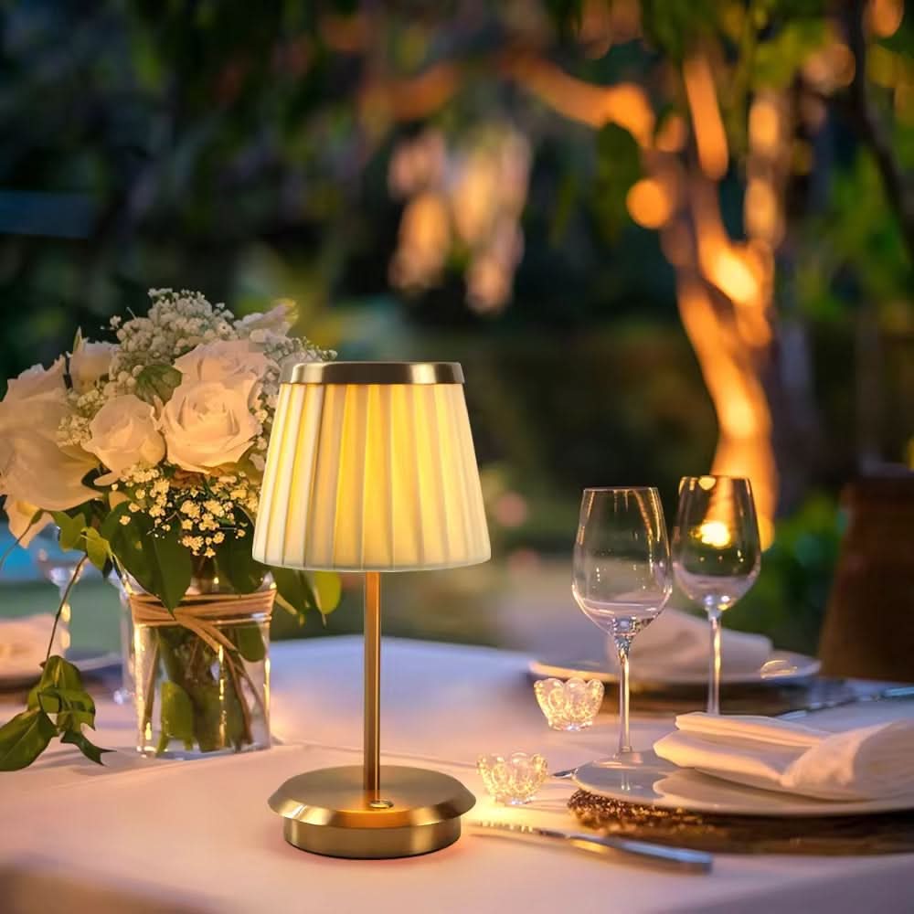 Elegant uppladdningsbar LED-bordslampa med touch-kontroll | Veska