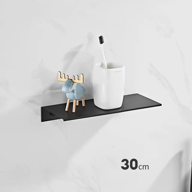 Elevare Borstad aluminiumförvaringshylla med modern och minimalistisk design | Veska Svart Klein