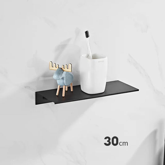 Elevare Borstad aluminiumförvaringshylla med modern och minimalistisk design | Veska Svart Klein