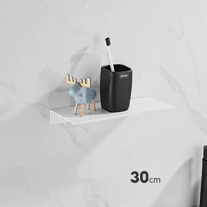 Elevare Borstad aluminiumförvaringshylla med modern och minimalistisk design | Veska Vit Liten