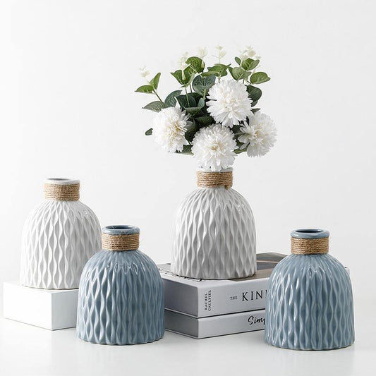 Elysian Textured Vase | Veska Vit