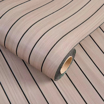 Enkel Applicering Trälook Hem Väggen Panel Klistermärke | Veska GSB-1067C-197