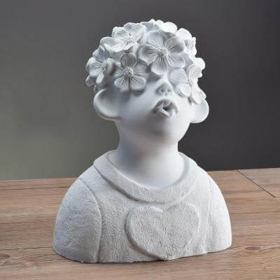 Enkel Modern Resin Barn Vaser | Veska style3
