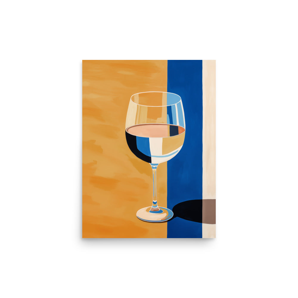 Ett glas vin | Veska 12″×16″