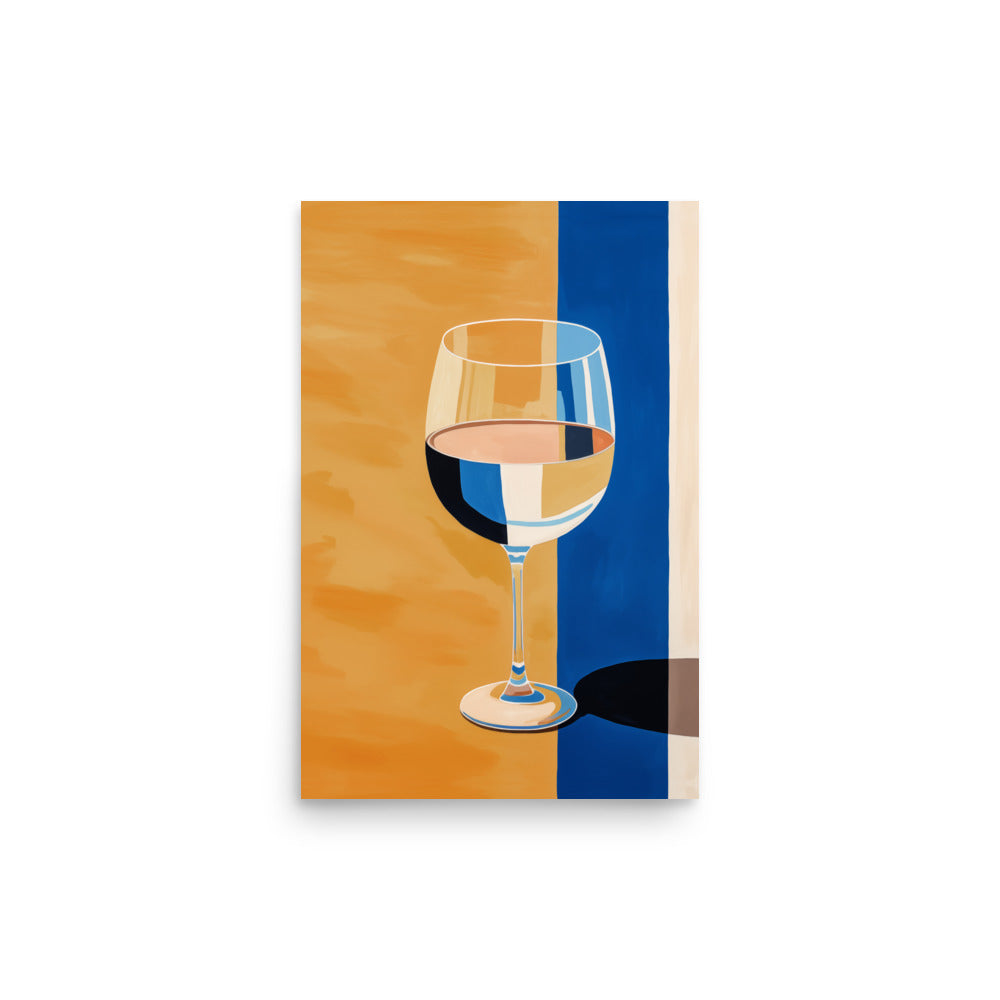 Ett glas vin | Veska 12″×18″