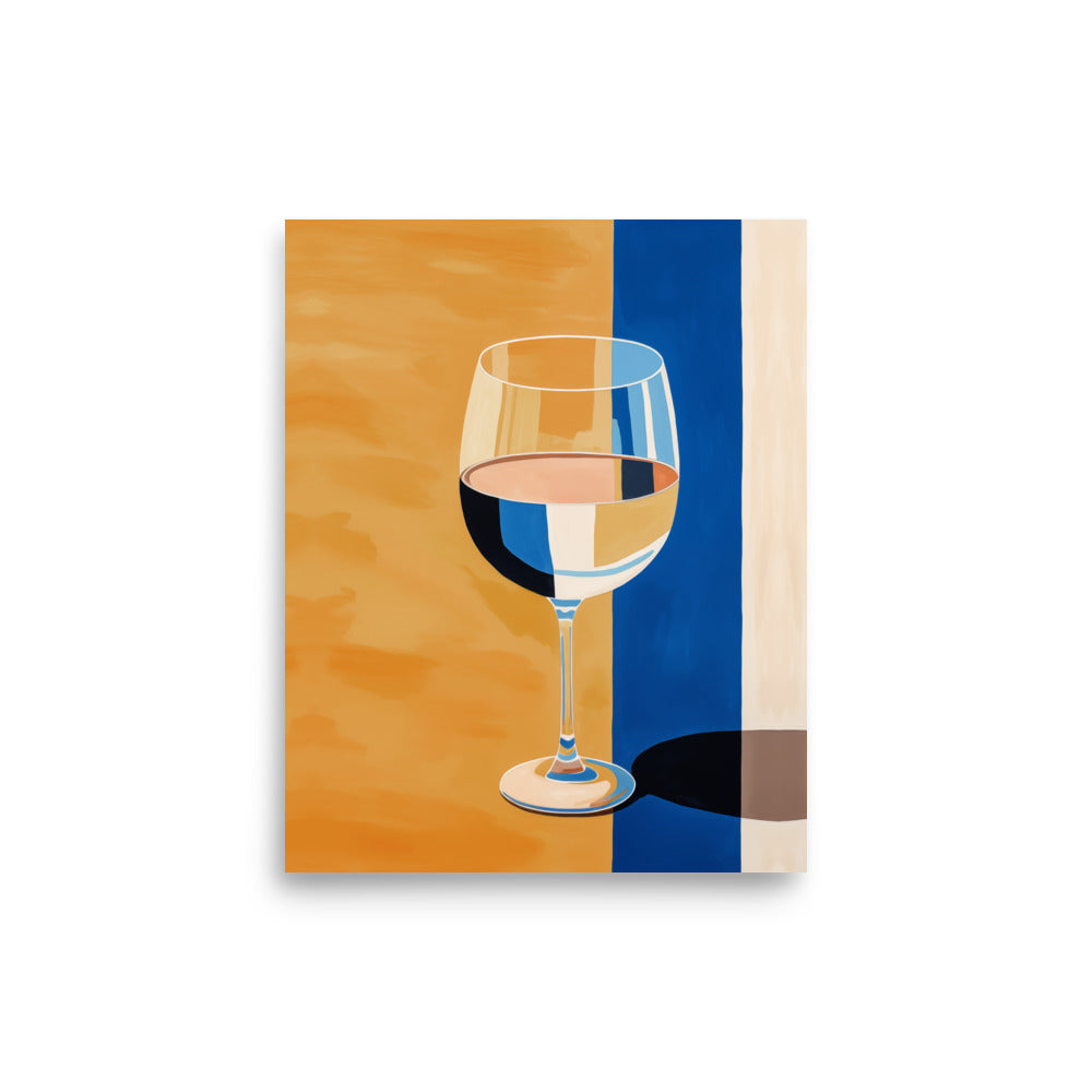 Ett glas vin | Veska 8″×10″