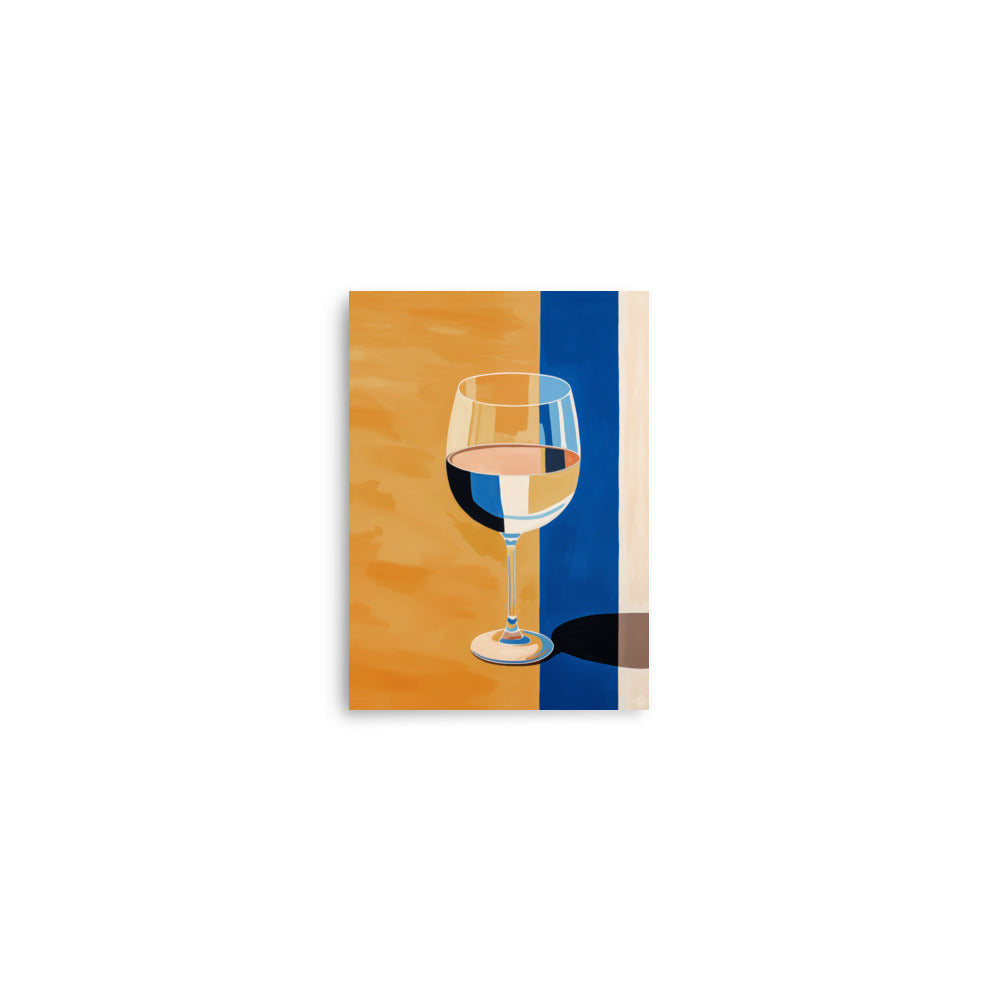 Ett glas vin | Veska 5″×7″