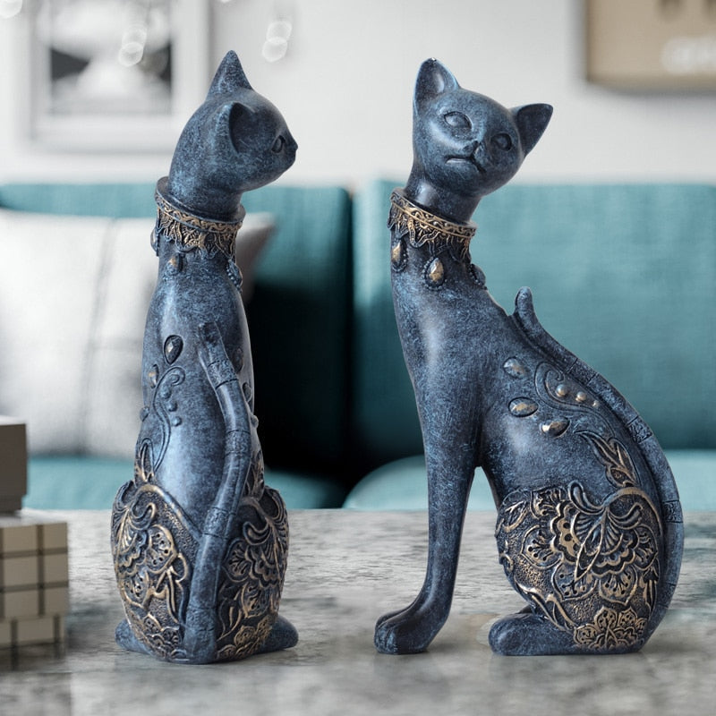 Europeiska söta harts kattfigurer | Veska