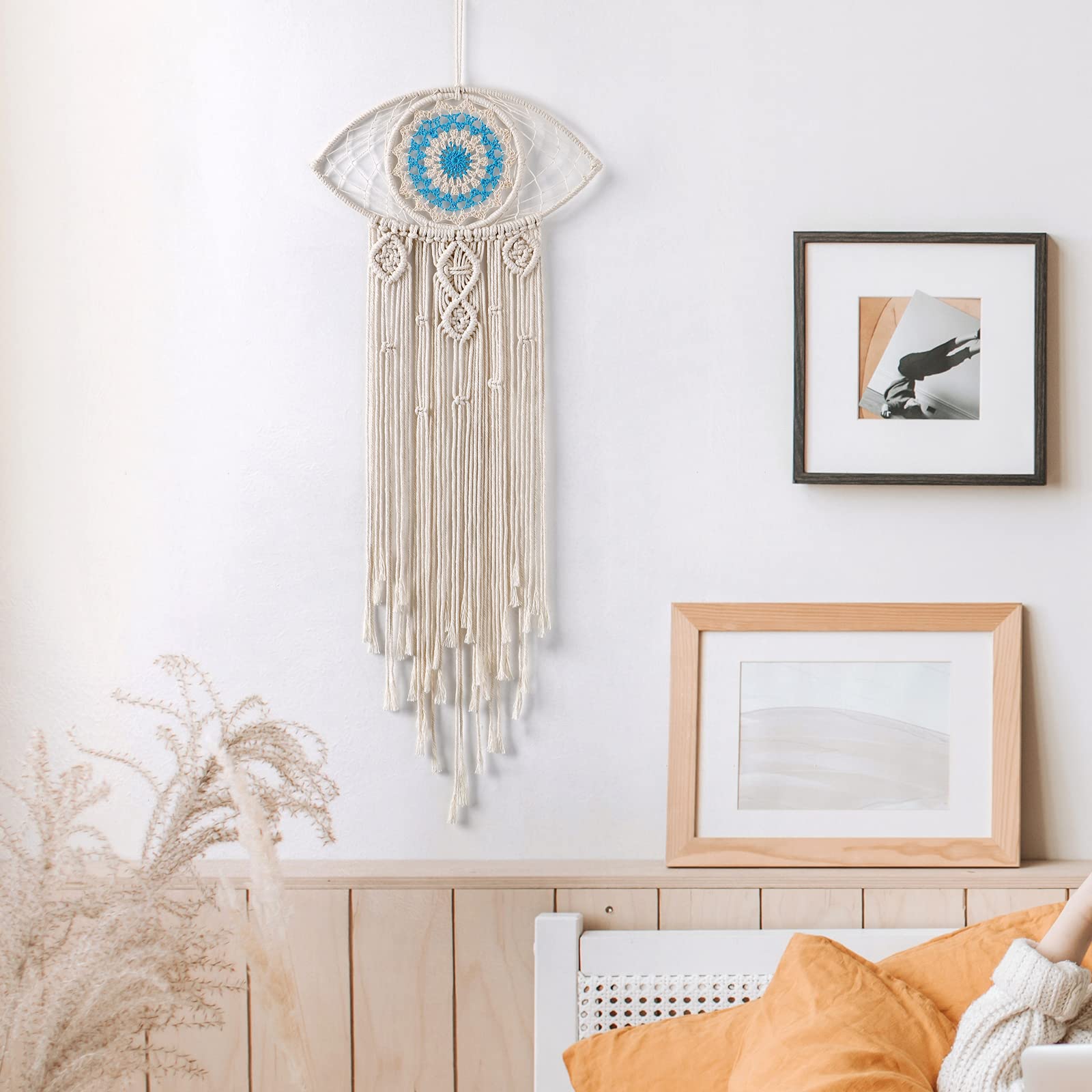 Evil Eye Makrame Väggupphängning | Veska