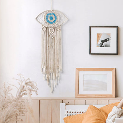 Evil Eye Makrame Väggupphängning | Veska
