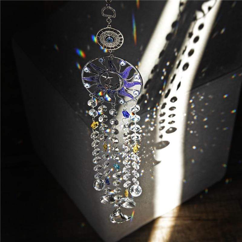 Evil Eye Sol och Måne Suncatcher | Veska