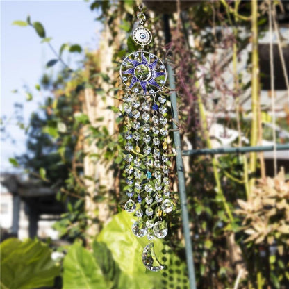 Evil Eye Sol och Måne Suncatcher | Veska