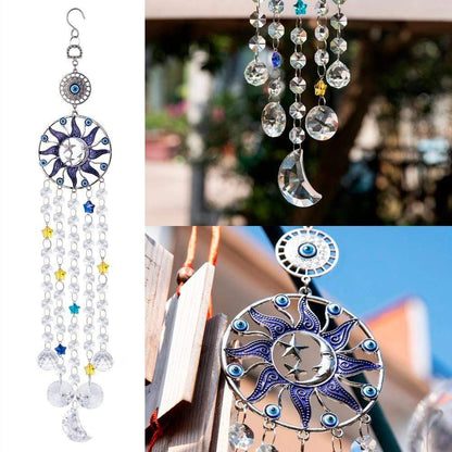 Evil Eye Sol och Måne Suncatcher | Veska