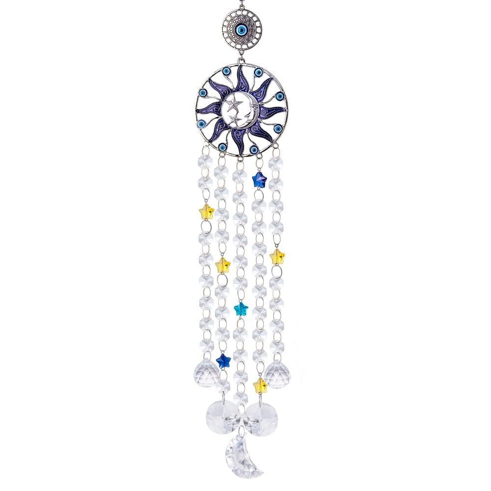 Evil Eye Sol och Måne Suncatcher | Veska