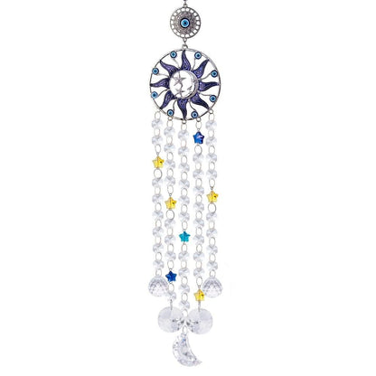 Evil Eye Sol och Måne Suncatcher | Veska