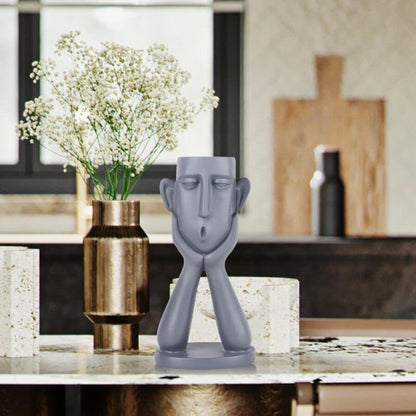 Face Vace | Skulptur Veskaomvas | Veska Grå B