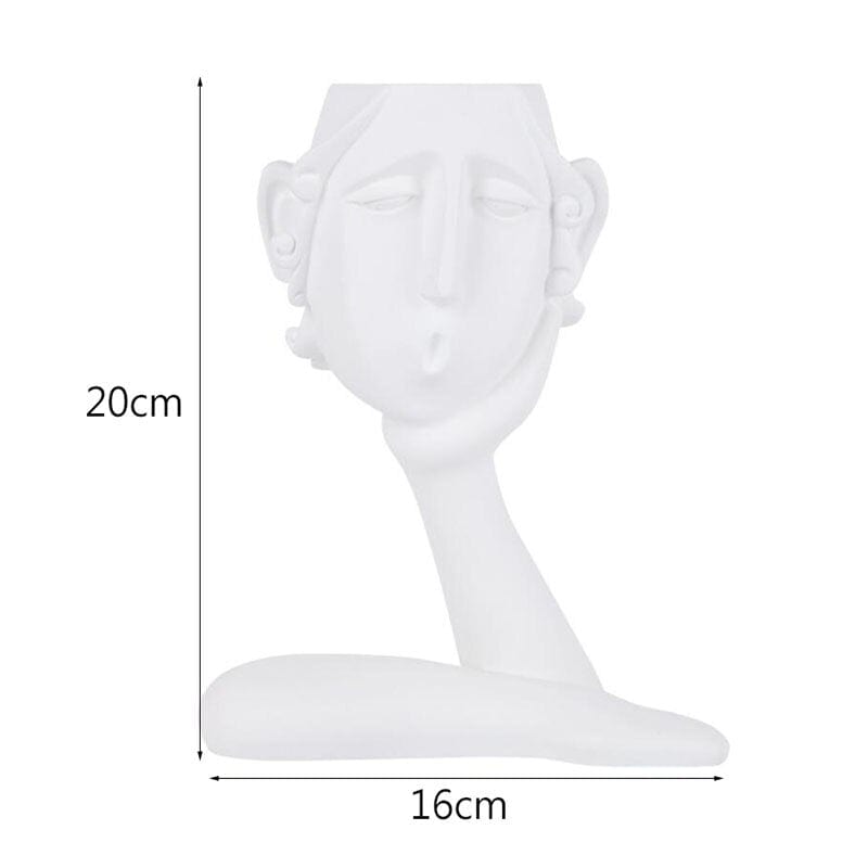 Face Vace | Skulptur Veskaomvas | Veska Vit A