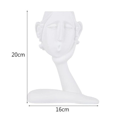 Face Vace | Skulptur Veskaomvas | Veska Vit A