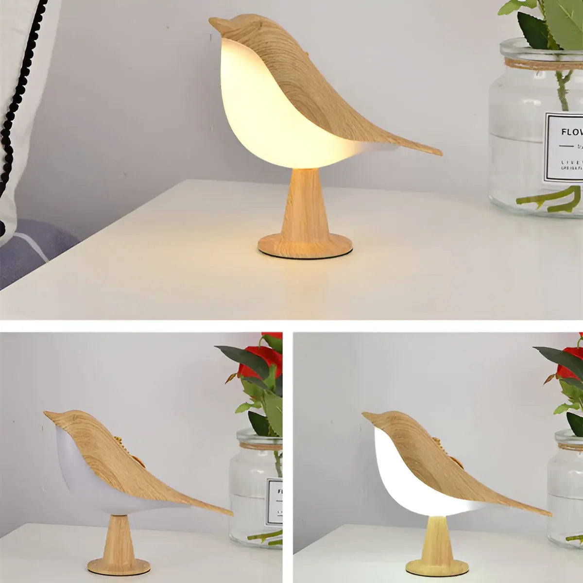 Fågel lampa - Lumina - Touch kontroll - Aromaterapi | Veska