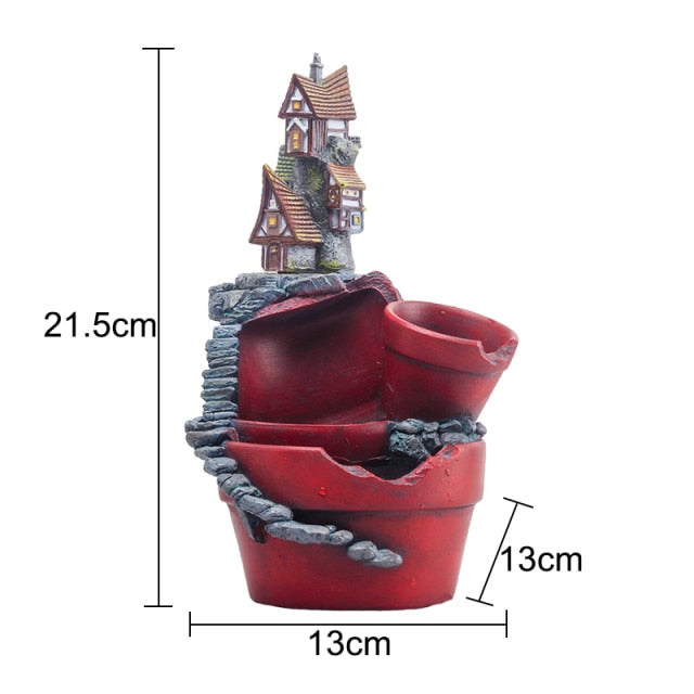 Fairy Garden House Kreativ Hartsblomkruka | Veska Standardtitel