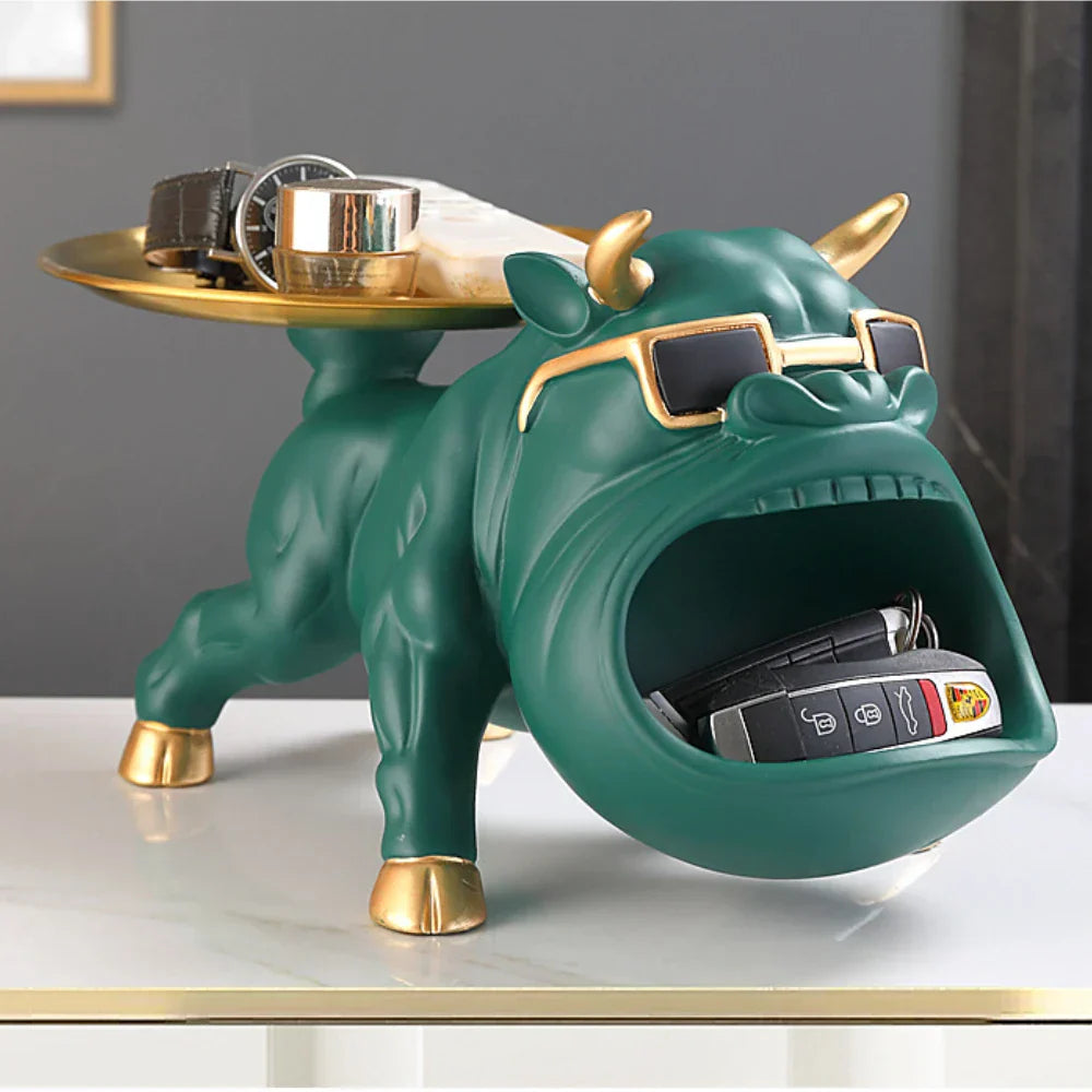 Fancy Bull Dekorativ Nyckelhållare | Veska