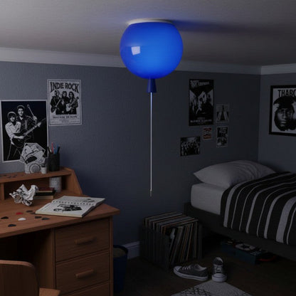Färg Orbit Ballong Akryl Pendellampa | Veska Blå