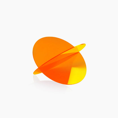 Färgad akrylbokställ lagringshylla | Veska Orange Akryl